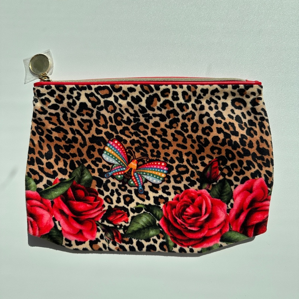 Estée Lauder Leopard Print Cosmetics Bag NWOT